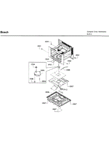 Motor parts for Bosch Microwave HMB50162UC/01 from AppliancePartsPros.com