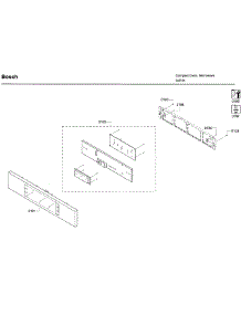 Control Panel parts for Bosch Microwave HMB50152UC/01 from AppliancePartsPros.com