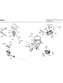 Pump parts for Bosch Dishwasher SHE65P05UC/58 from AppliancePartsPros.com