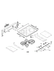 Cooktop parts for Bosch Range HES7152U/01 from AppliancePartsPros.com