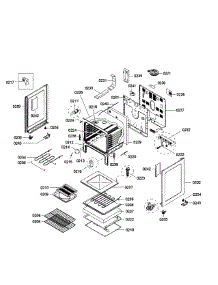 Oven Assembly parts for Bosch Range HES3063U/02 from AppliancePartsPros.com