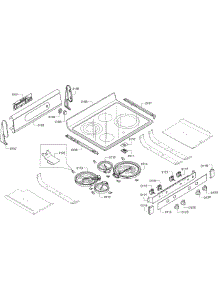 Control Panel parts for Bosch Range HES7282U/06 from AppliancePartsPros.com