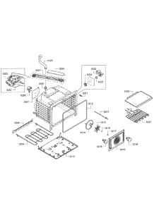 Oven Assembly parts for Bosch Range HES7282U/06 from AppliancePartsPros.com