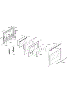 Door Assembly parts for Bosch Range HES7282U/06 from AppliancePartsPros.com
