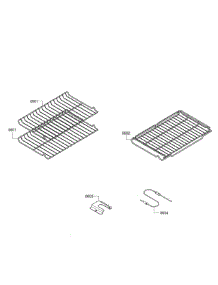 Shelfs parts for Bosch Range HES7282U/06 from AppliancePartsPros.com
