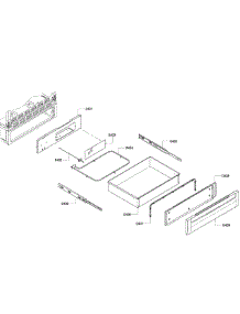 Drawer Assembly parts for Bosch Range HES7282U/03 from AppliancePartsPros.com