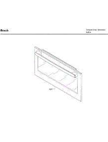 Door parts for Bosch Microwave HMC54151UC/01 from AppliancePartsPros.com