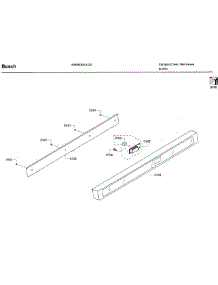 Control Panel parts for Bosch Microwave HMD8053UC/01 from AppliancePartsPros.com