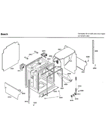 Tub parts for Bosch Dishwasher SHE66C02UC/43 from AppliancePartsPros.com