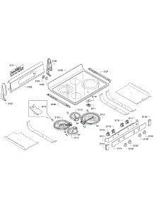 Control Panel parts for Bosch Range HES7282U/05 from AppliancePartsPros.com