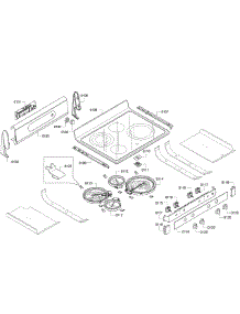Control Panel parts for Bosch Range HES7282U/04 from AppliancePartsPros.com
