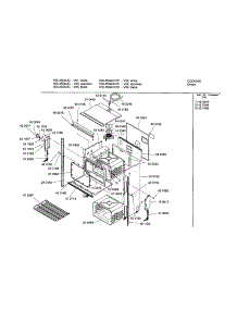 Upper Body parts for Bosch Wall Oven HBL452AUC/01 from AppliancePartsPros.com