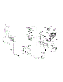 Valve  /  Pipe Assembly parts for Bosch Dishwasher SHX3AR72UC/10 from AppliancePartsPros.com