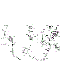 Valve  /  Pipe Assembly parts for Bosch Dishwasher SHX3AR72UC/13 from AppliancePartsPros.com