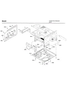 Panel Asy parts for Bosch Microwave HMD8053UC/01 from AppliancePartsPros.com