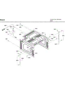 Housing parts for Bosch Microwave HMD8053UC/01 from AppliancePartsPros.com