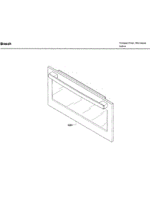Door parts for Bosch Microwave HMC80252UC/01 from AppliancePartsPros.com