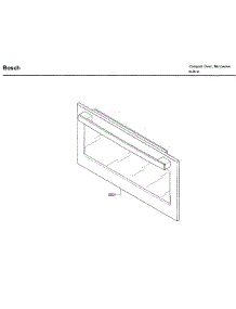Door parts for Bosch Microwave HMC80152UC/01 from AppliancePartsPros.com