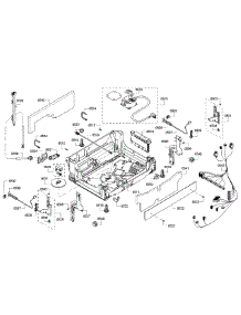 Base Assembly parts for Bosch Dishwasher SHE8PT55UC/05 from AppliancePartsPros.com