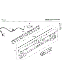Control Panel parts for Bosch Dishwasher SHXN8U55UC/09 from AppliancePartsPros.com