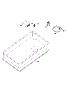 Cabinet parts for Bosch Cooktop NGM5664UC/04 from AppliancePartsPros.com