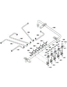 Manifold parts for Bosch Cooktop NGM5654UC/04 from AppliancePartsPros.com