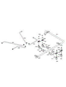 Manifold  /  Valves parts for Bosch Cooktop NGM5054UC/01 from AppliancePartsPros.com