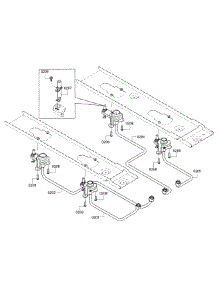 Pipe Asy parts for Bosch Cooktop NGM5455UC/01 from AppliancePartsPros.com