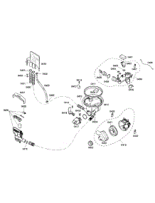 Pump parts for Bosch Dishwasher SHE43M02UC/46 from AppliancePartsPros.com