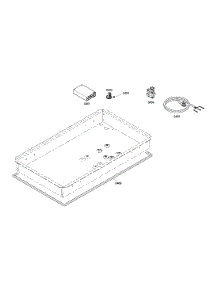 Spark Module  /  Power Cord parts for Bosch Cooktop NGM5664UC/01 from AppliancePartsPros.com