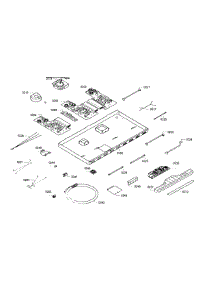 Pcb Assembly parts for Bosch Cooktop NIT8666SUC/01 from AppliancePartsPros.com