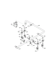 Valve Assembly parts for Bosch Cooktop NGM5055UC/01 from AppliancePartsPros.com