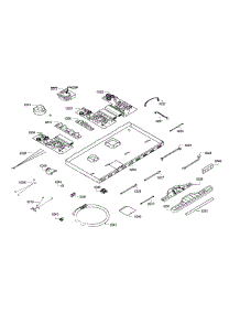 Pcb Assembly parts for Bosch Cooktop NITP666UC/01 from AppliancePartsPros.com