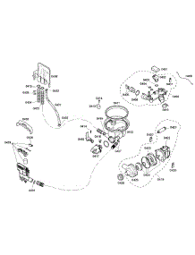 Pump parts for Bosch Dishwasher SHE43C02UC/18 from AppliancePartsPros.com