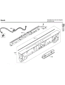 Control Panel parts for Bosch Dishwasher SHP68TL5UC/09 from AppliancePartsPros.com