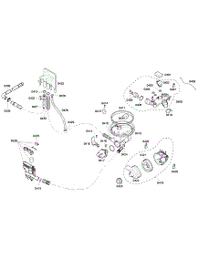 Pump parts for Bosch Dishwasher SHE43F05UC/56 from AppliancePartsPros.com