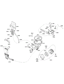 Pump parts for Bosch Dishwasher SHE43F05UC/48 from AppliancePartsPros.com