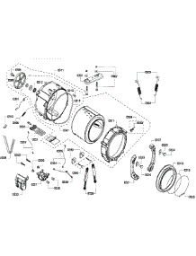 Drum parts for Bosch Washer WFMC5801UC/16 from AppliancePartsPros.com