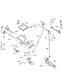 Pump parts for Bosch Washer WFL2060UC/30 from AppliancePartsPros.com