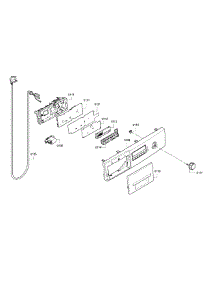 Control Panel parts for Bosch Washer WAP24202UC/14 from AppliancePartsPros.com