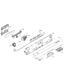 Control Panel parts for Bosch Dishwasher SHX43R55UC/64 from AppliancePartsPros.com