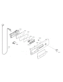 Control Panel parts for Bosch Washer WAP24201UC/05 from AppliancePartsPros.com