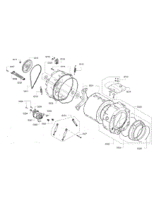 Drum Assembly parts for Bosch Washer WAP24201UC/05 from AppliancePartsPros.com