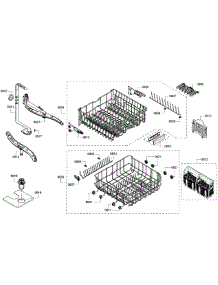 Baskets parts for Bosch Dishwasher SHX55R55UC/64 from AppliancePartsPros.com