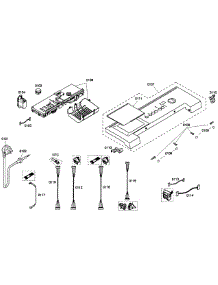 Control Panel parts for Bosch Washer WFMC5301UC/03 from AppliancePartsPros.com