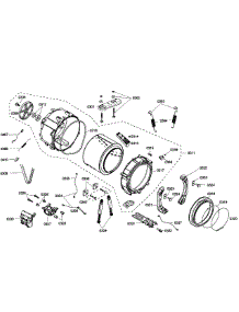 Drum Assembly parts for Bosch Washer WFMC5301UC/03 from AppliancePartsPros.com