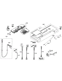 Control Panel parts for Bosch Washer WFMC5301UC/10 from AppliancePartsPros.com