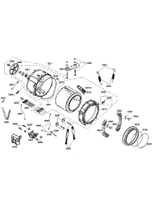 Drum Assembly parts for Bosch Washer WFMC5301UC/04 from AppliancePartsPros.com