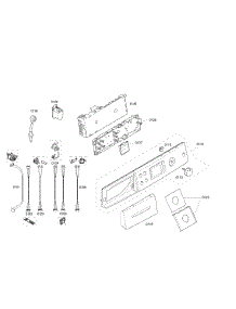 Control Panel parts for Bosch Washer WAS24460UC/28 from AppliancePartsPros.com