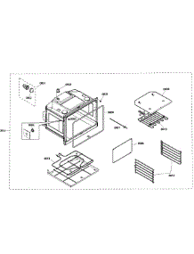 Oven Lower parts for Bosch Wall Oven HBL3560UC/01 from AppliancePartsPros.com